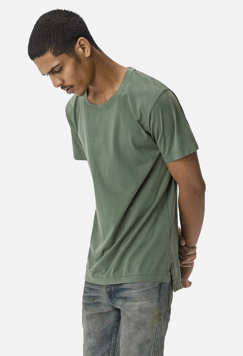 Cotton Mercer Tee / Olive