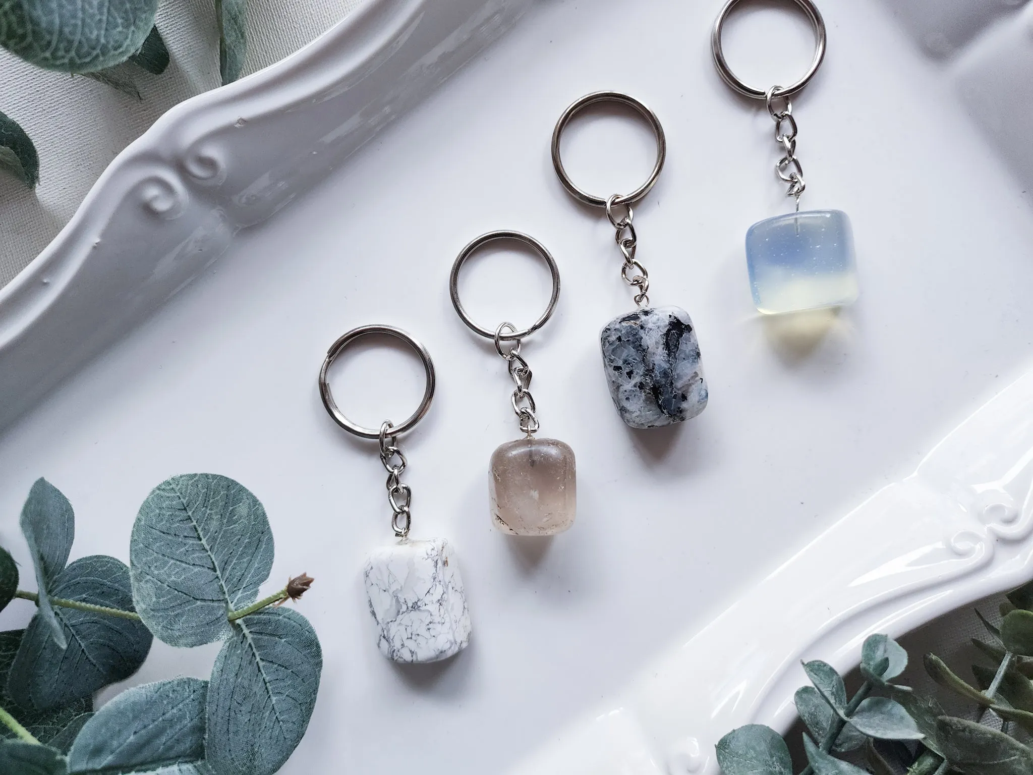 Crystal Tumble Keychain