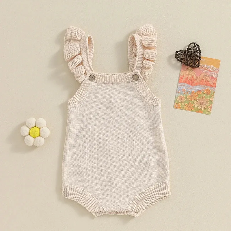 DAISY Knitted Ruffle Romper