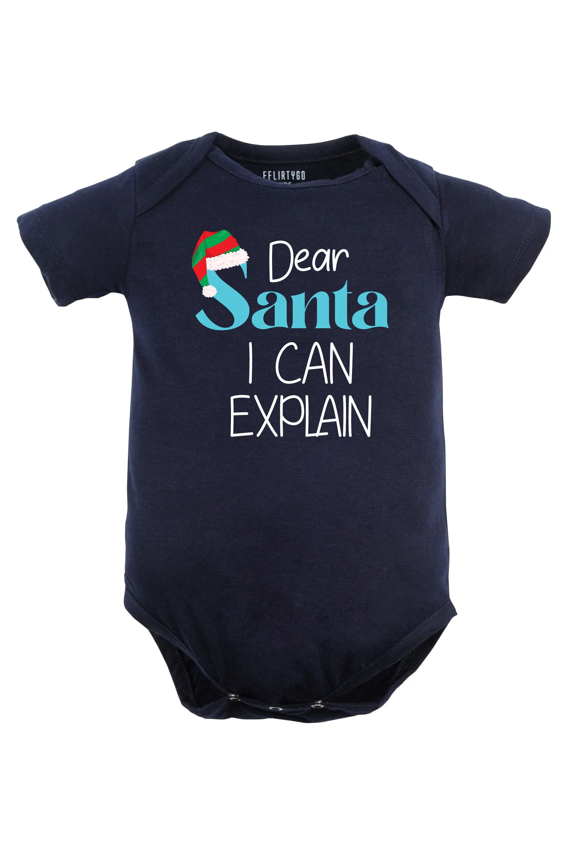 Dear Santa I Can Explain Baby Romper | Onesies