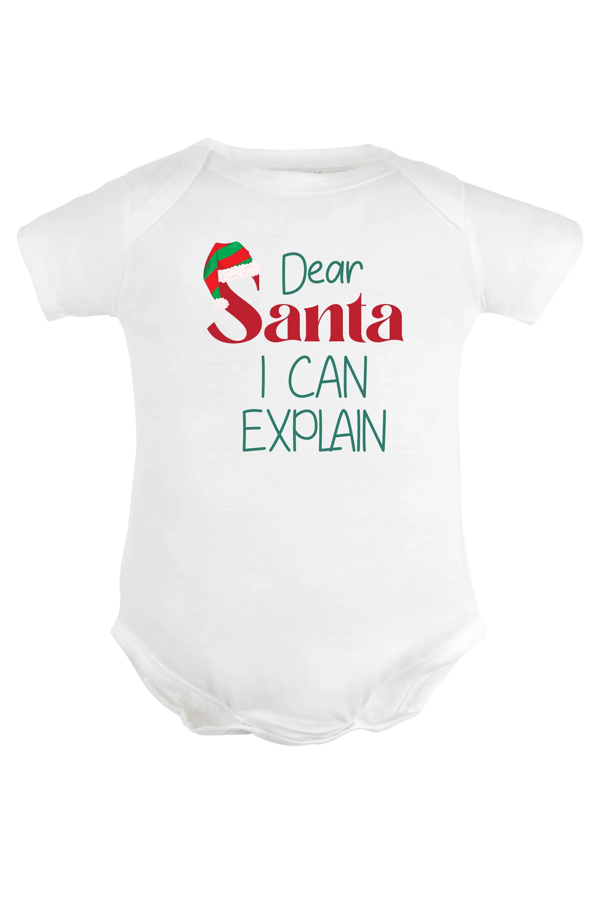 Dear Santa I Can Explain Baby Romper | Onesies