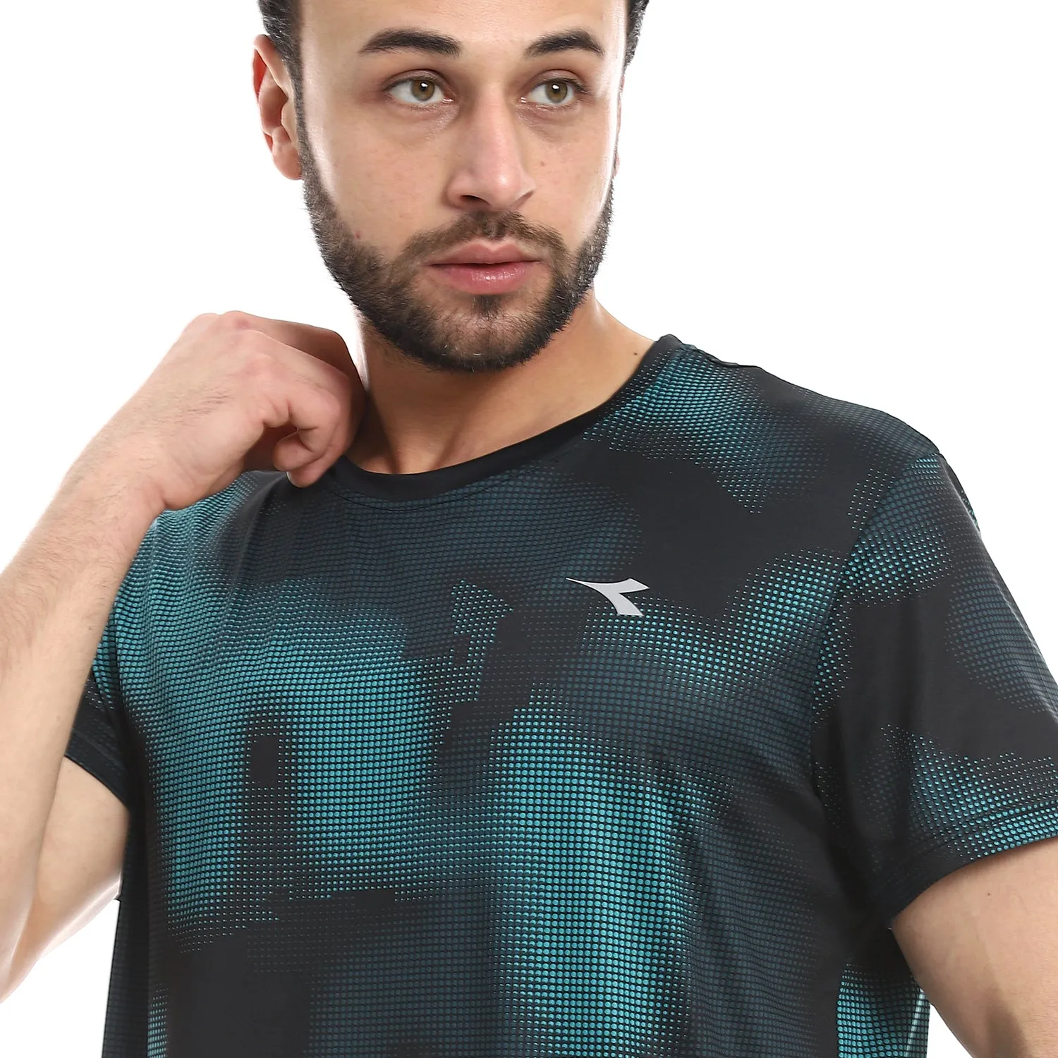 Diadora Men Sports Printed T-Shirt