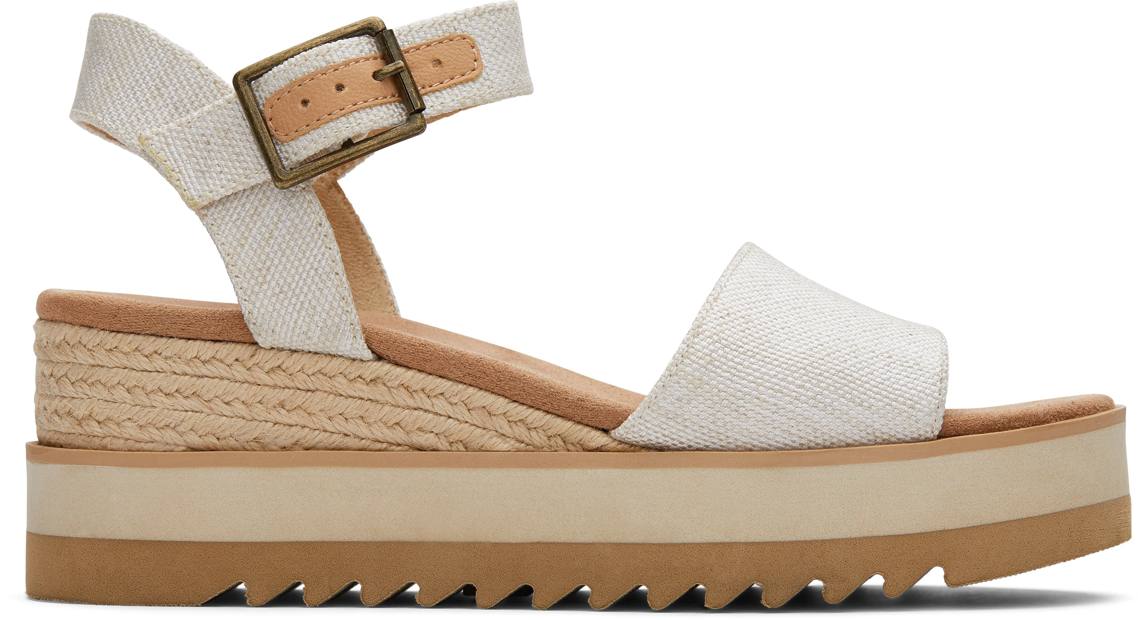 Diana Wedge Sandal - Natural Yarn Dye