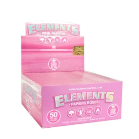 Elements Pink Smoking Papers King Slim