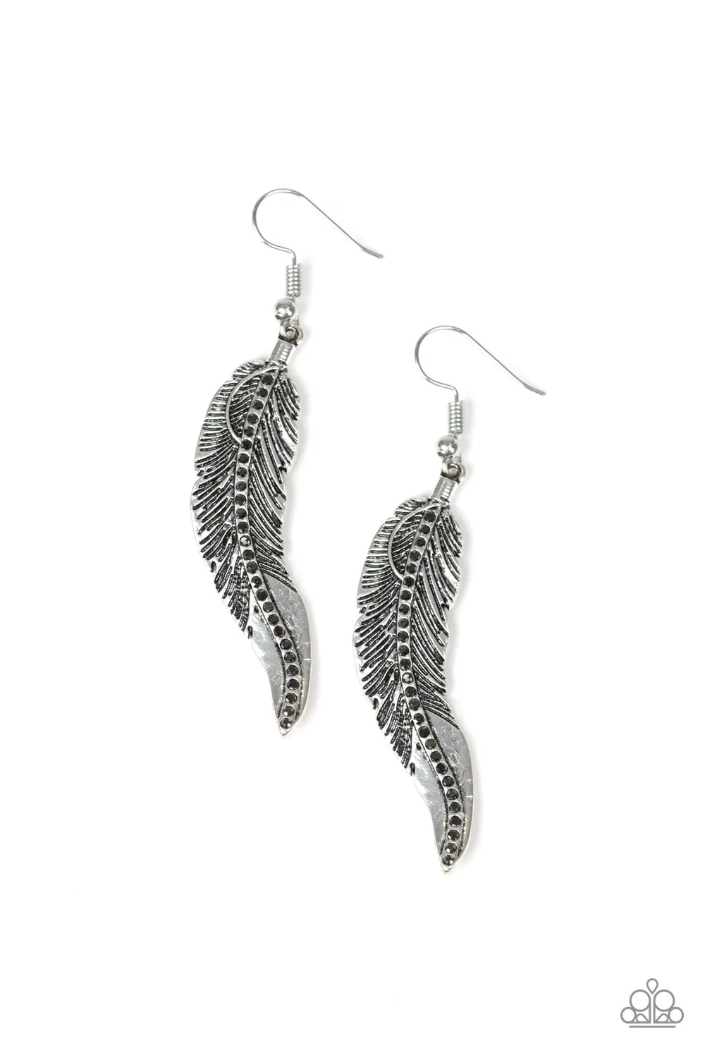 FOWL Play Silver Earrings