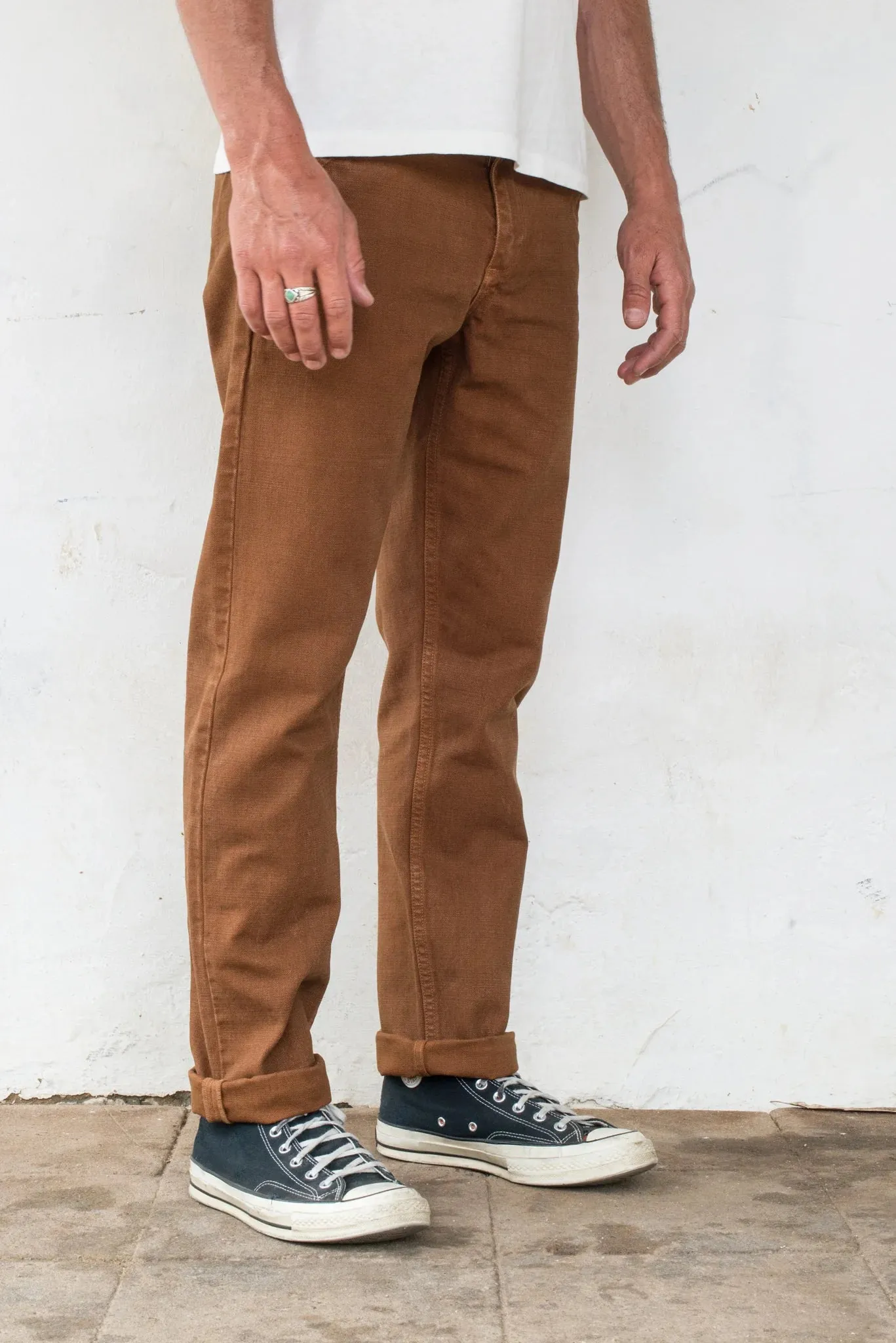 Freenote Cloth - Workers Chino Slim Fit 14oz Slub Rust