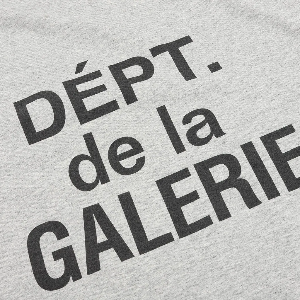 French Collector L/S Tee - Heather Grey