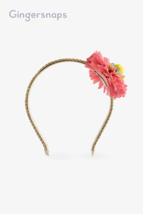 Gingersnaps Raffia Flower Headband