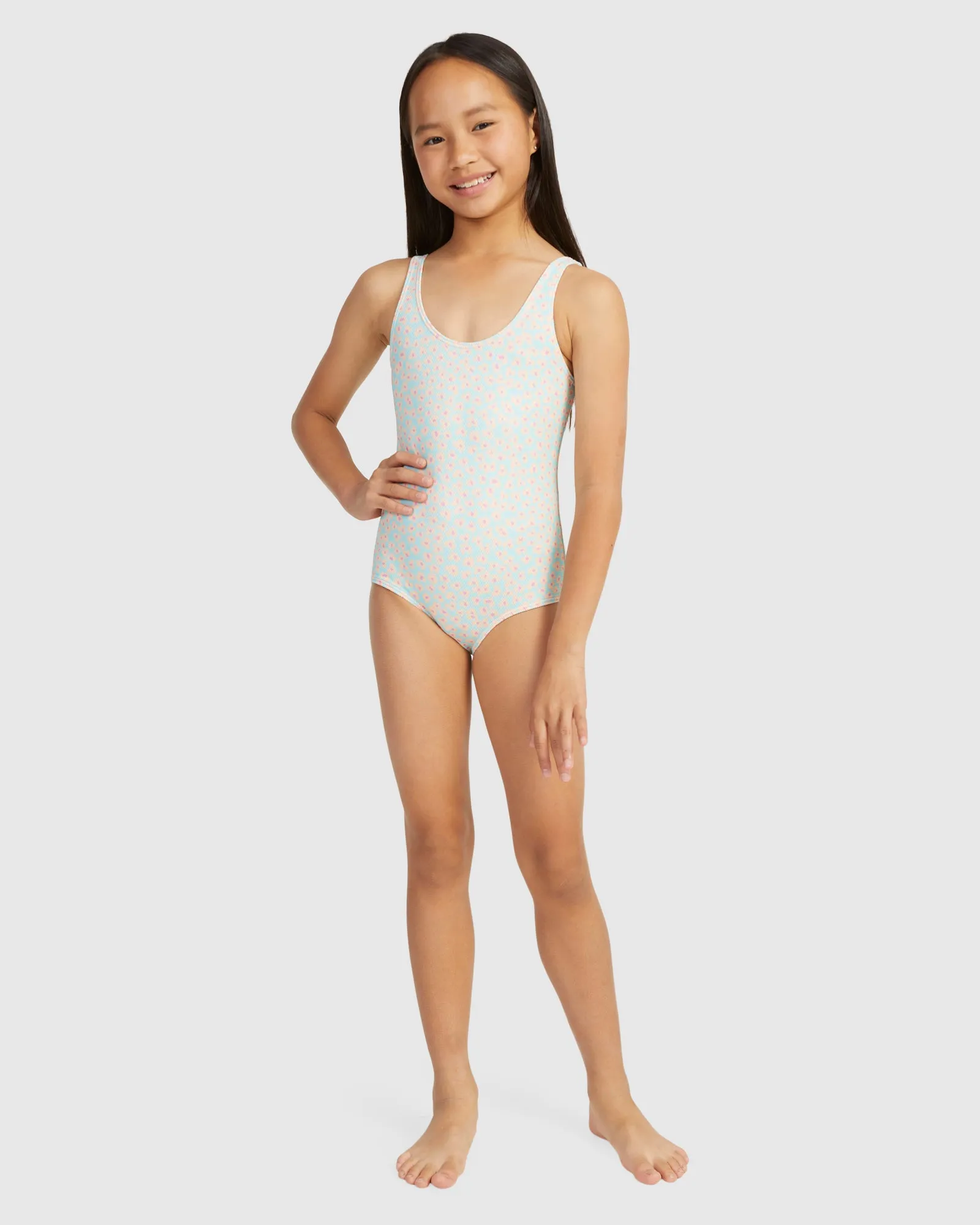 Girls Flower Bed One Piece One Piece Swim