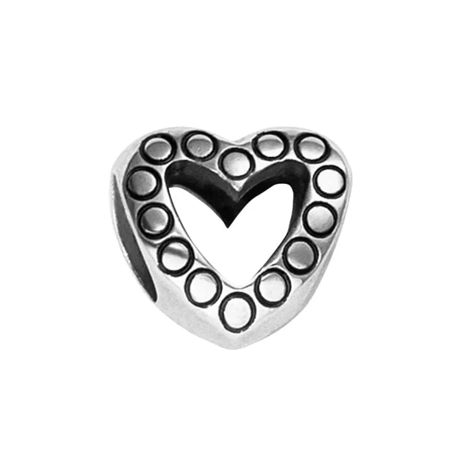 Glitter Hearts Bead