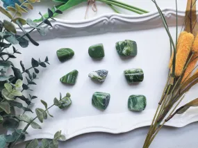 Green Tremolite Tumbled Stone