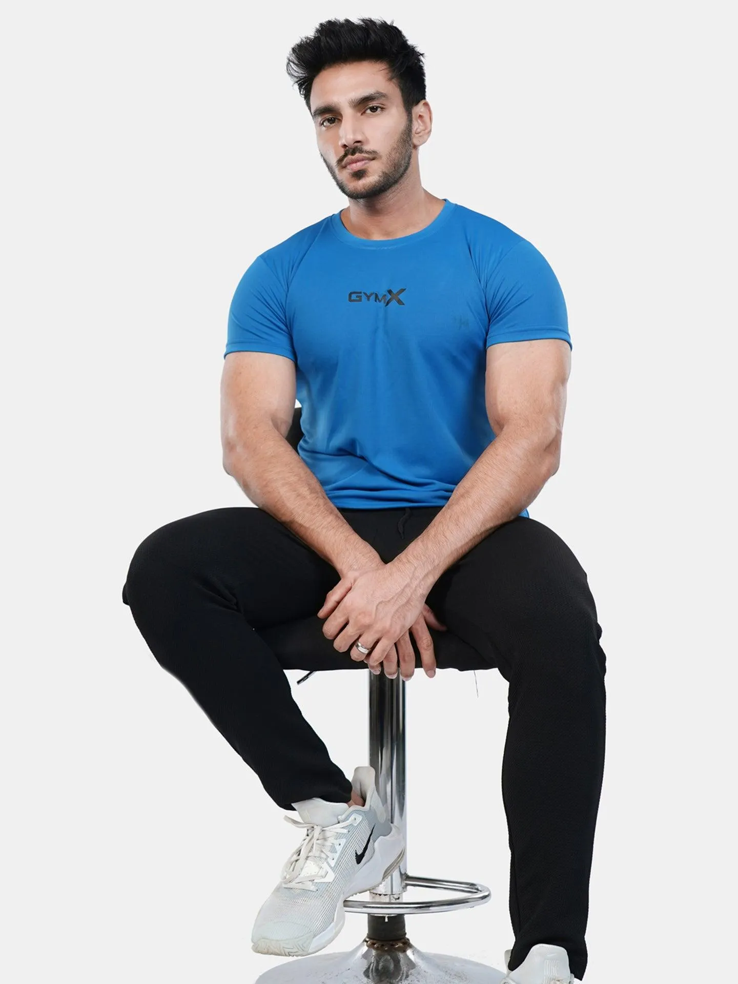 GymX Ultra Lite Tee: Scuba Blue - Sale