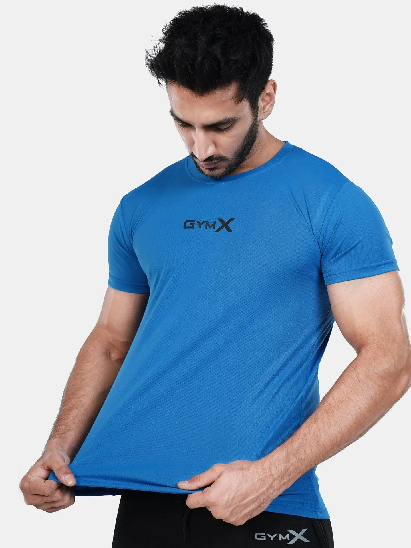 GymX Ultra Lite Tee: Scuba Blue - Sale