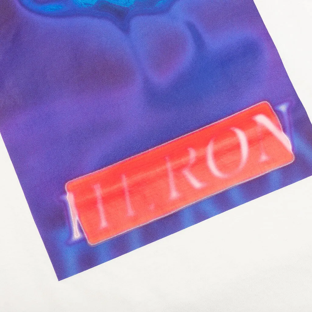 Heron Censored S/S Tee - White/Navy