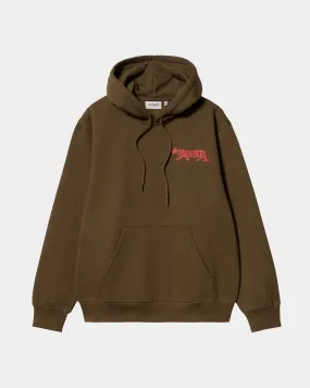 Hooded Rocky Script Sweatshirt | Lumber