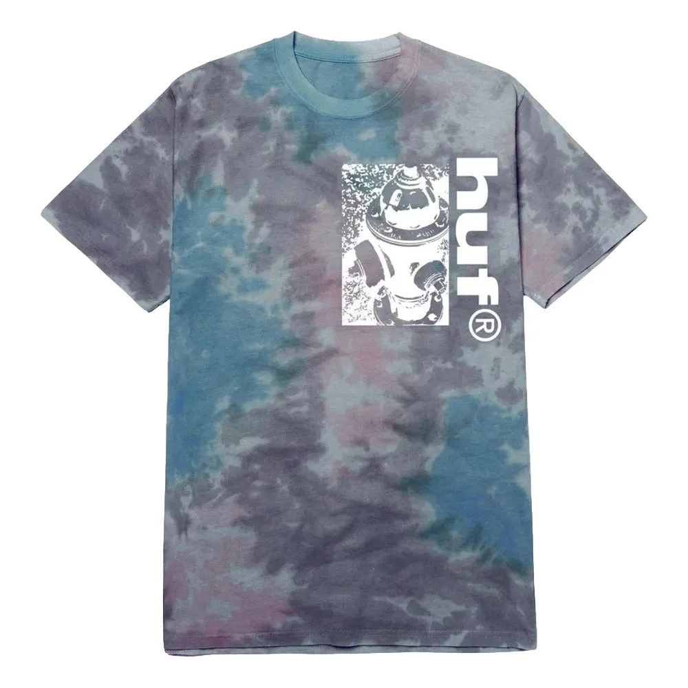 HUF THE PLUG S/S TIEDYE TEE-BLUE