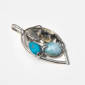 Larimar & Turquoise - Pendant