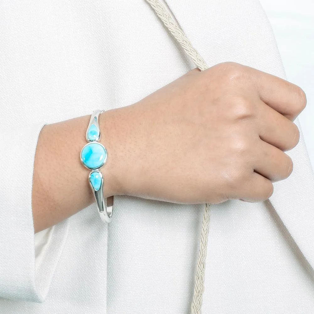 Larimar Three Seas Bangle