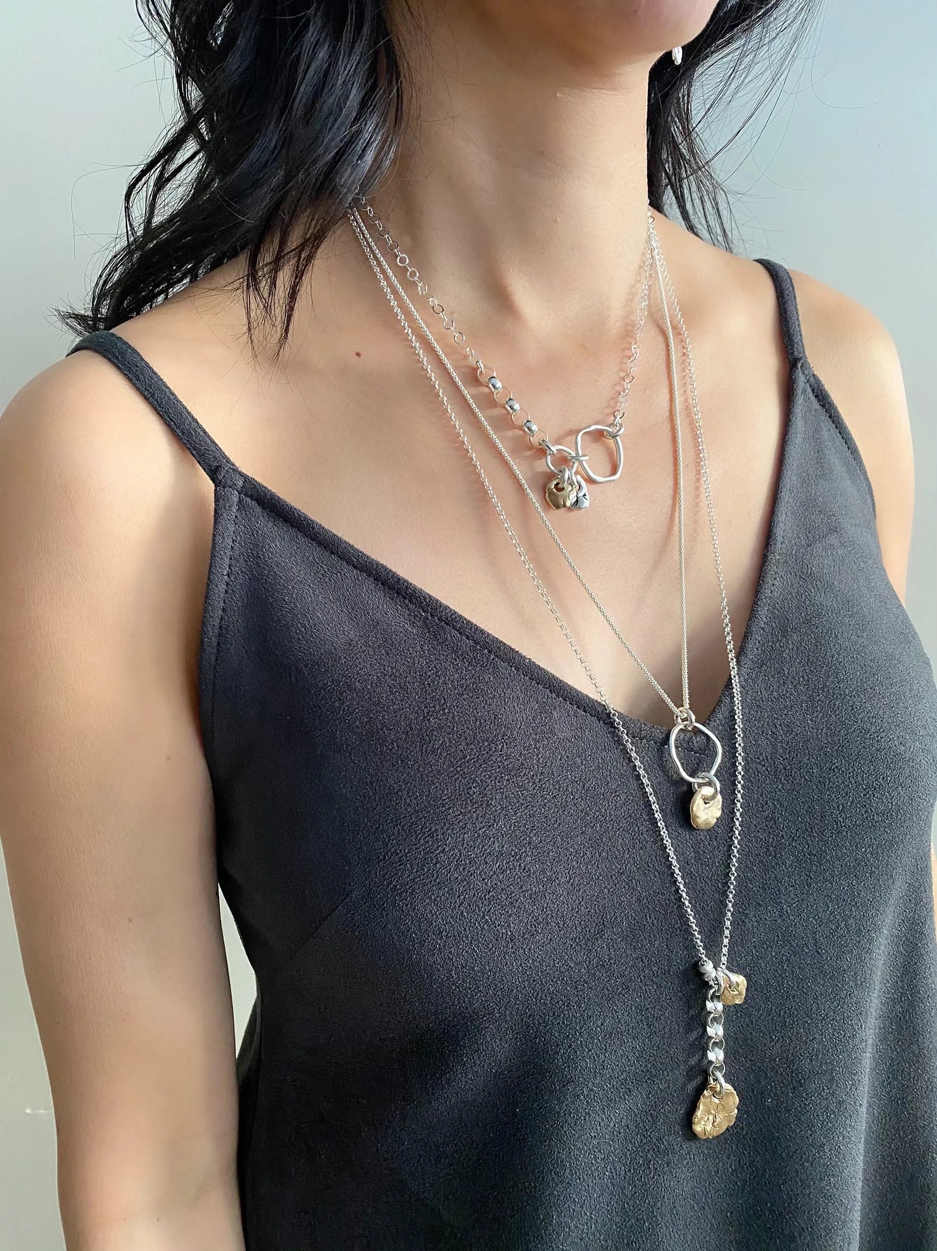 Lava Form Collection:  Pali Cliff Long Necklace