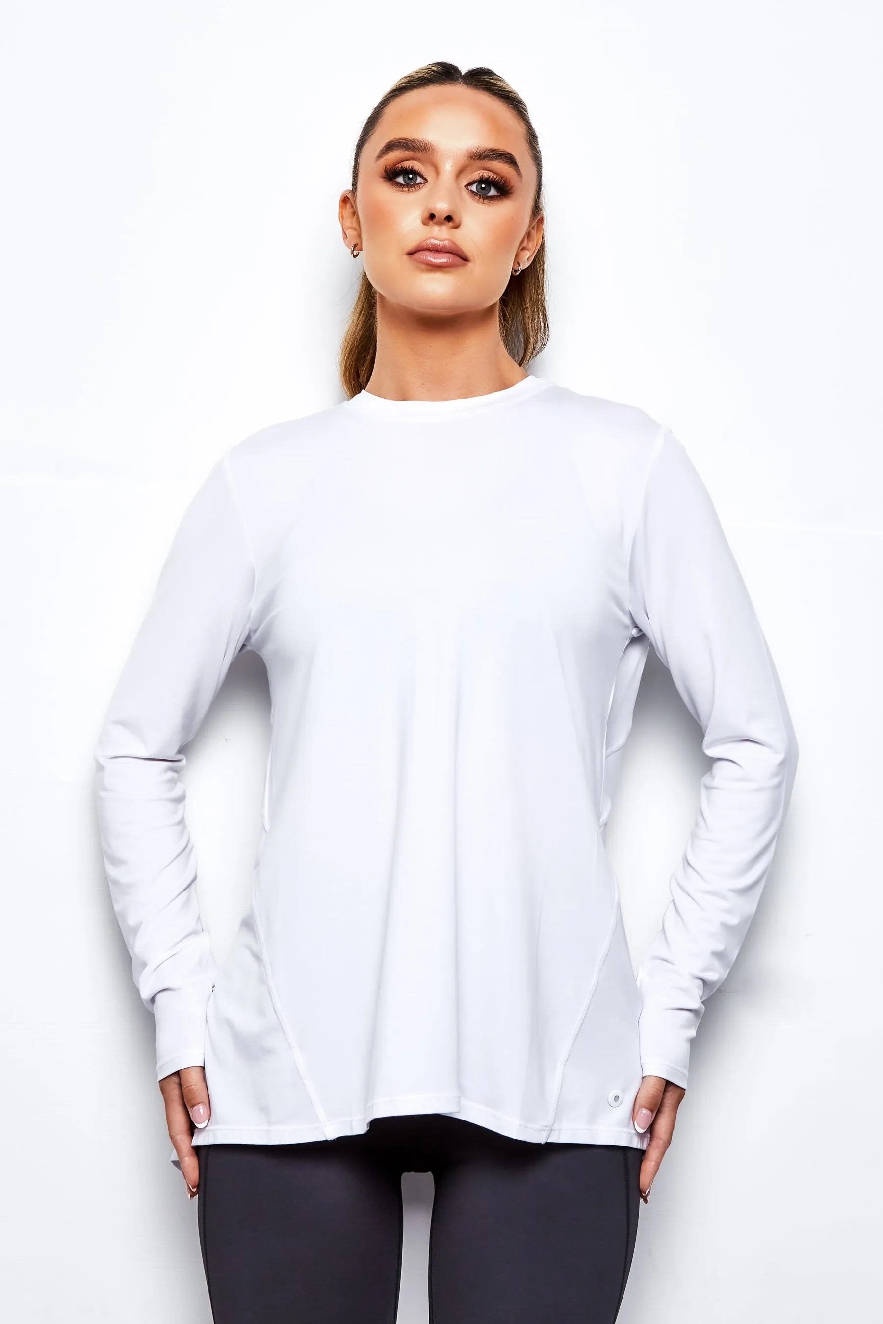 LILYBOD Kendell Long Sleeve Top - White