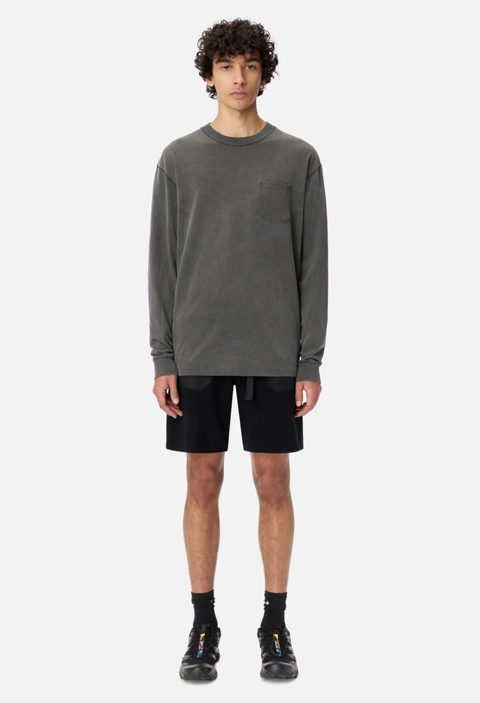 Loose Stitch LS Pocket Tee / Washed Black