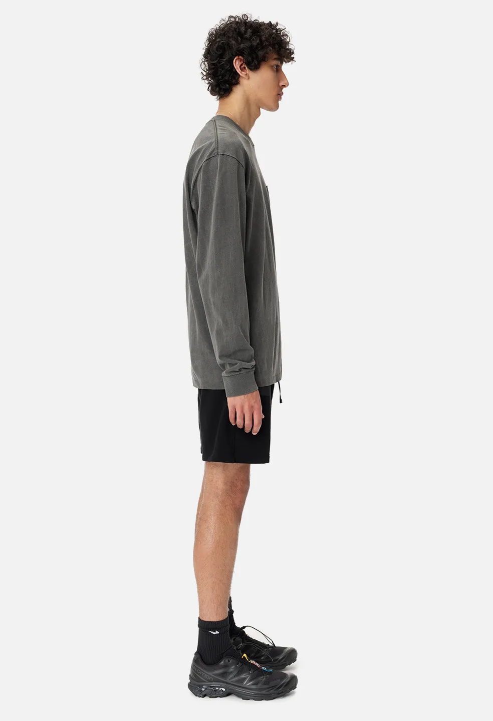 Loose Stitch LS Pocket Tee / Washed Black