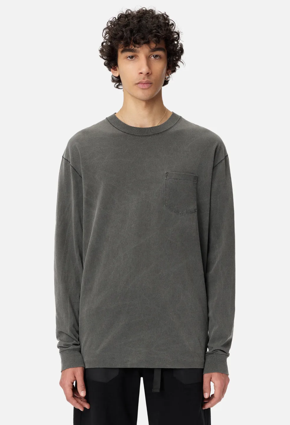 Loose Stitch LS Pocket Tee / Washed Black