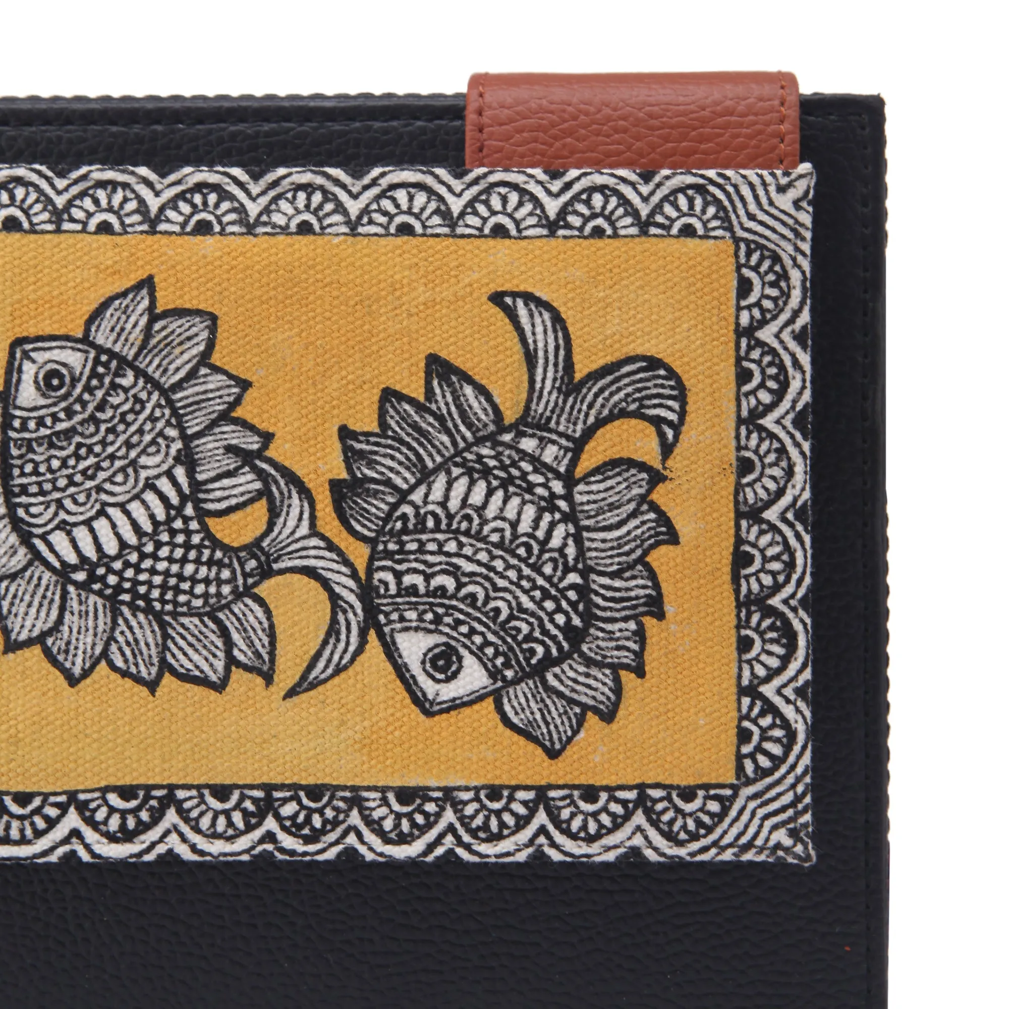 Madhubani Flap women Hand-painted crossbody sling bag