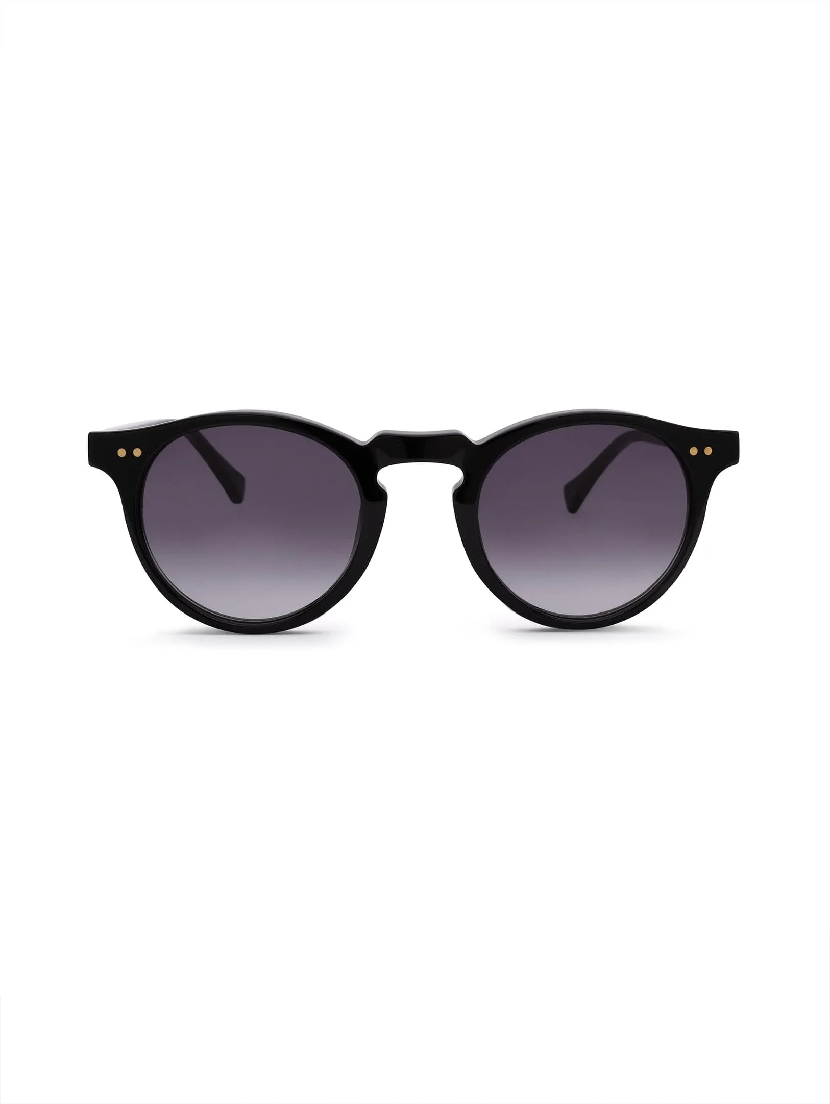 Malibu Sunglasses - Grey Gradient on Black