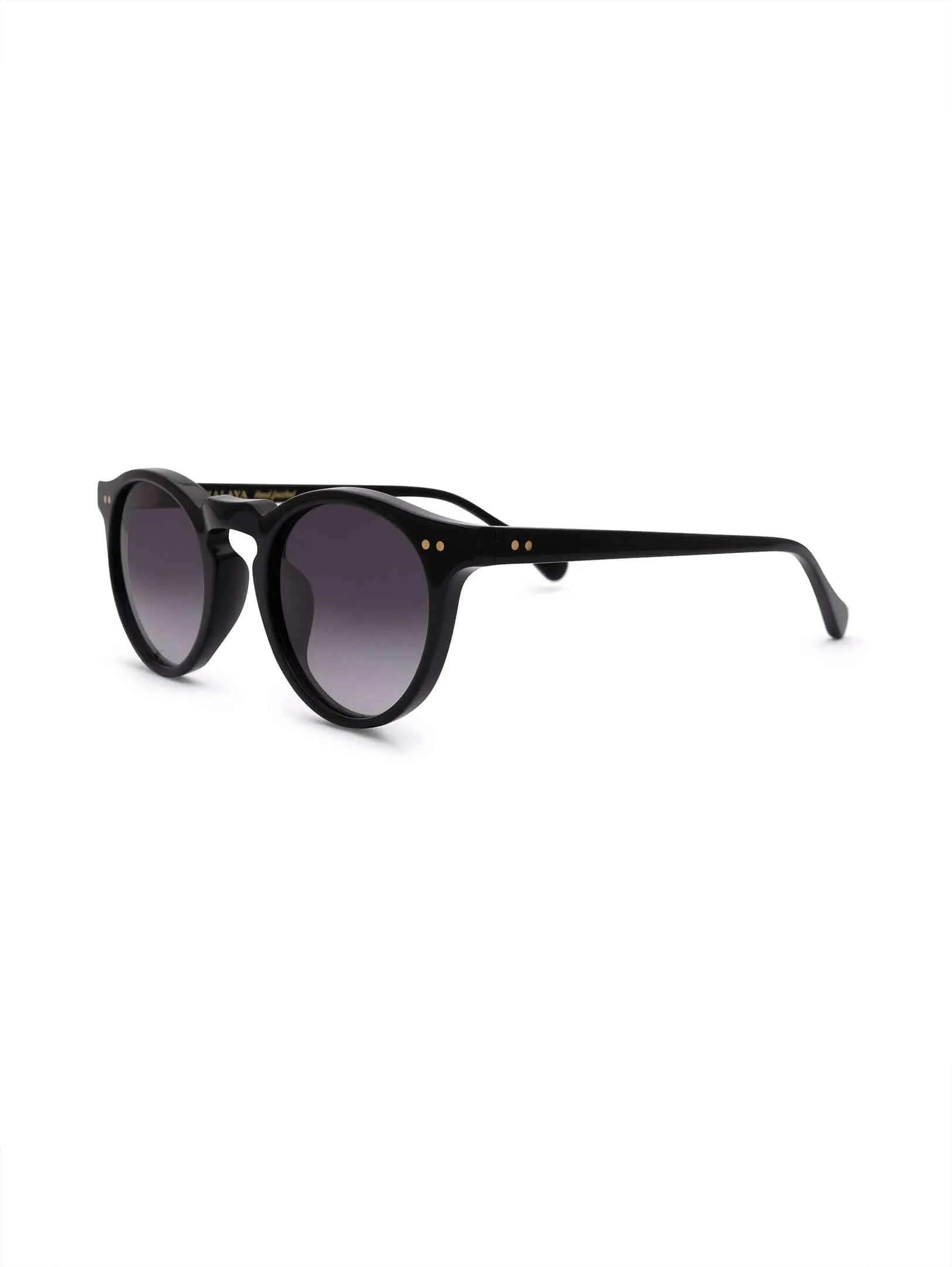 Malibu Sunglasses - Grey Gradient on Black