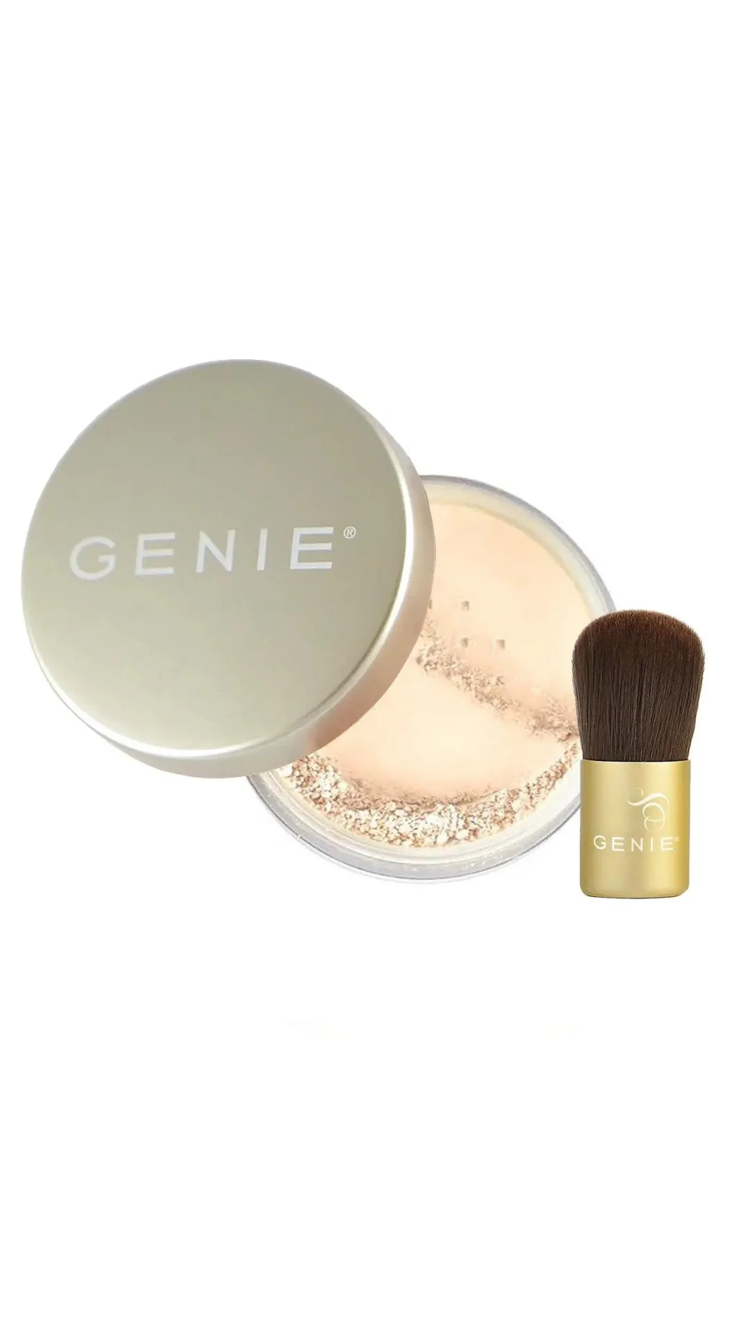 Market Live: NUTRATANICALS Mineral Foundation with Kabuki Brush by Genie Beauty (Ships in 2-3 Weeks)