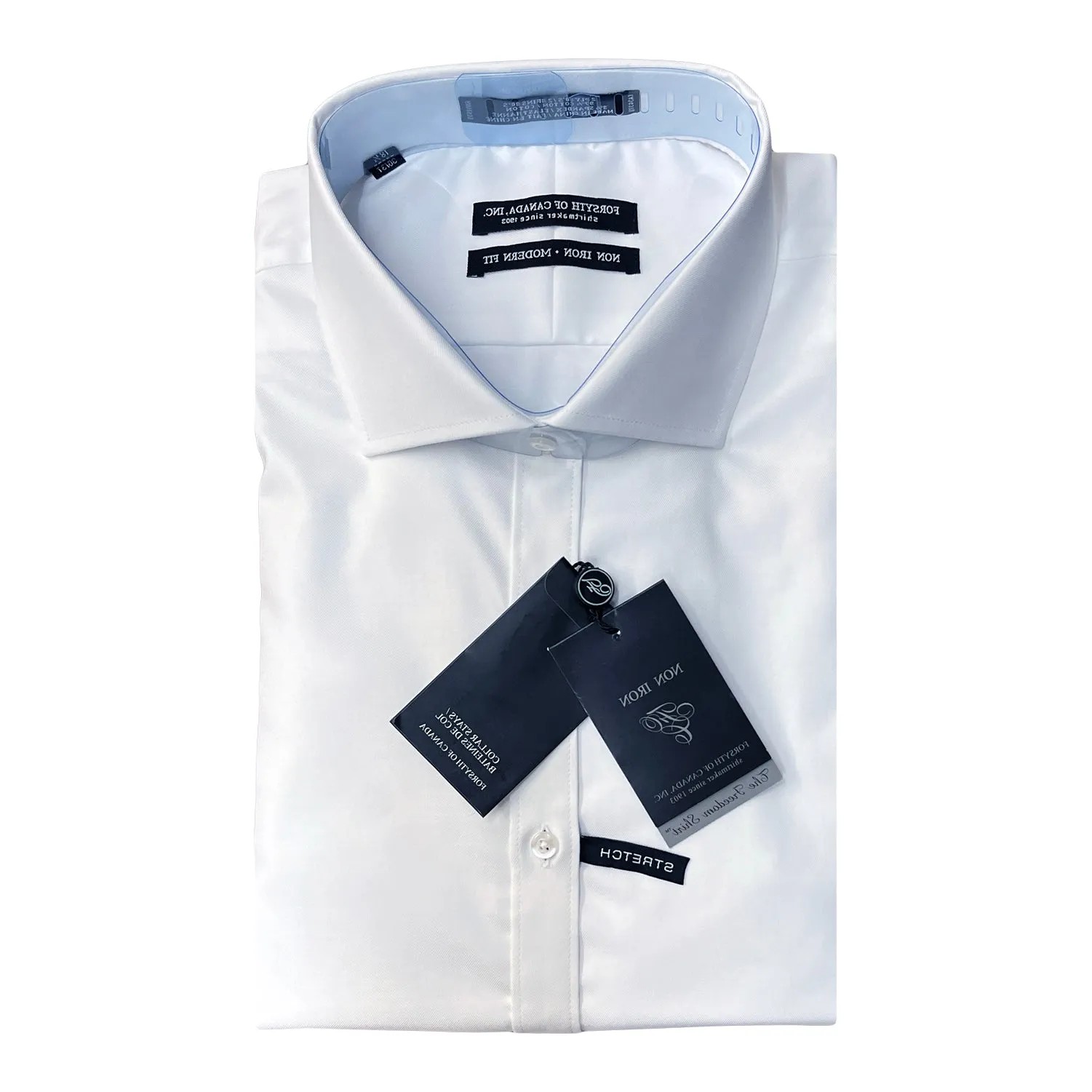 Men's Forsyth of Canada | The Freedom Shirt™ Darcy Spread Collar | Modern Fit (Stretch)