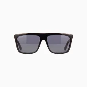 Men's Gucci Logo Black Sunglasses