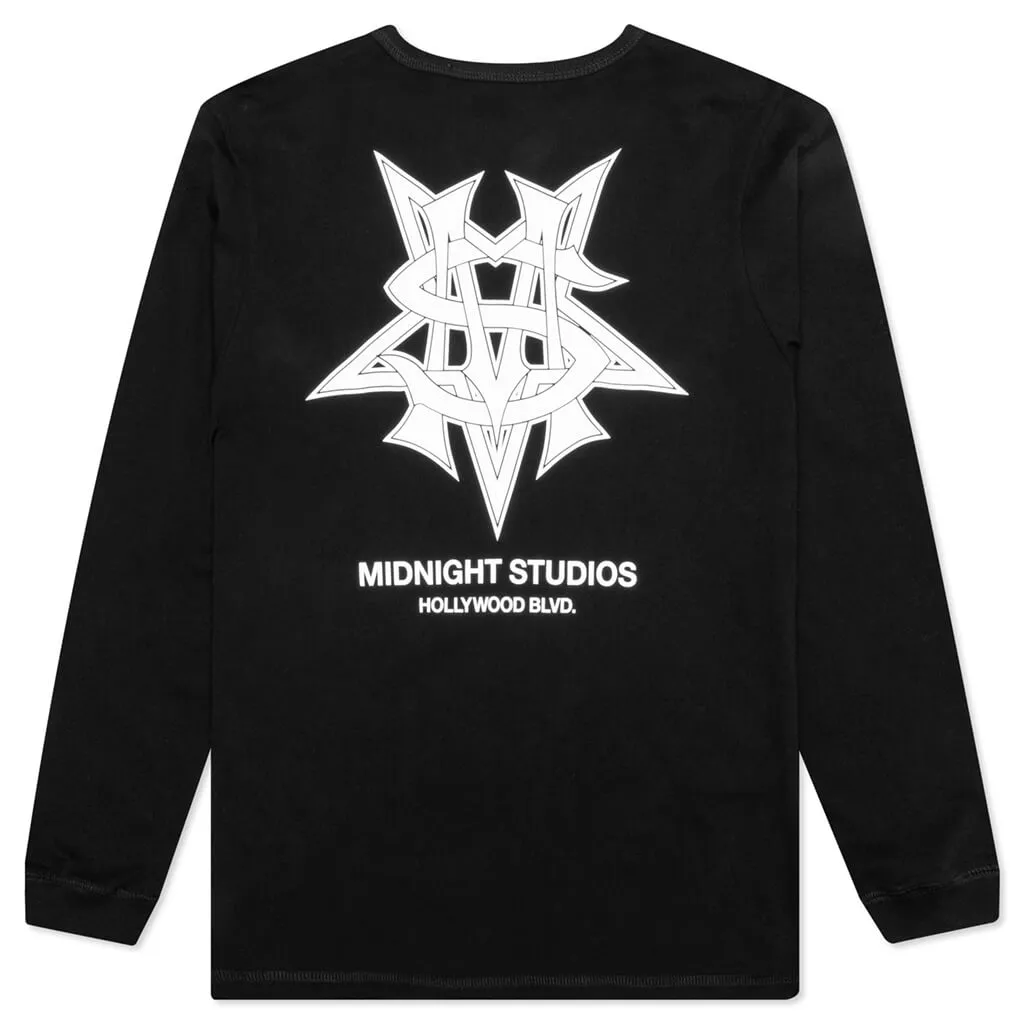 Monogram L/S Tee - Black