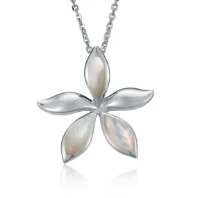 Mother of Pearl Jasmine Pendant