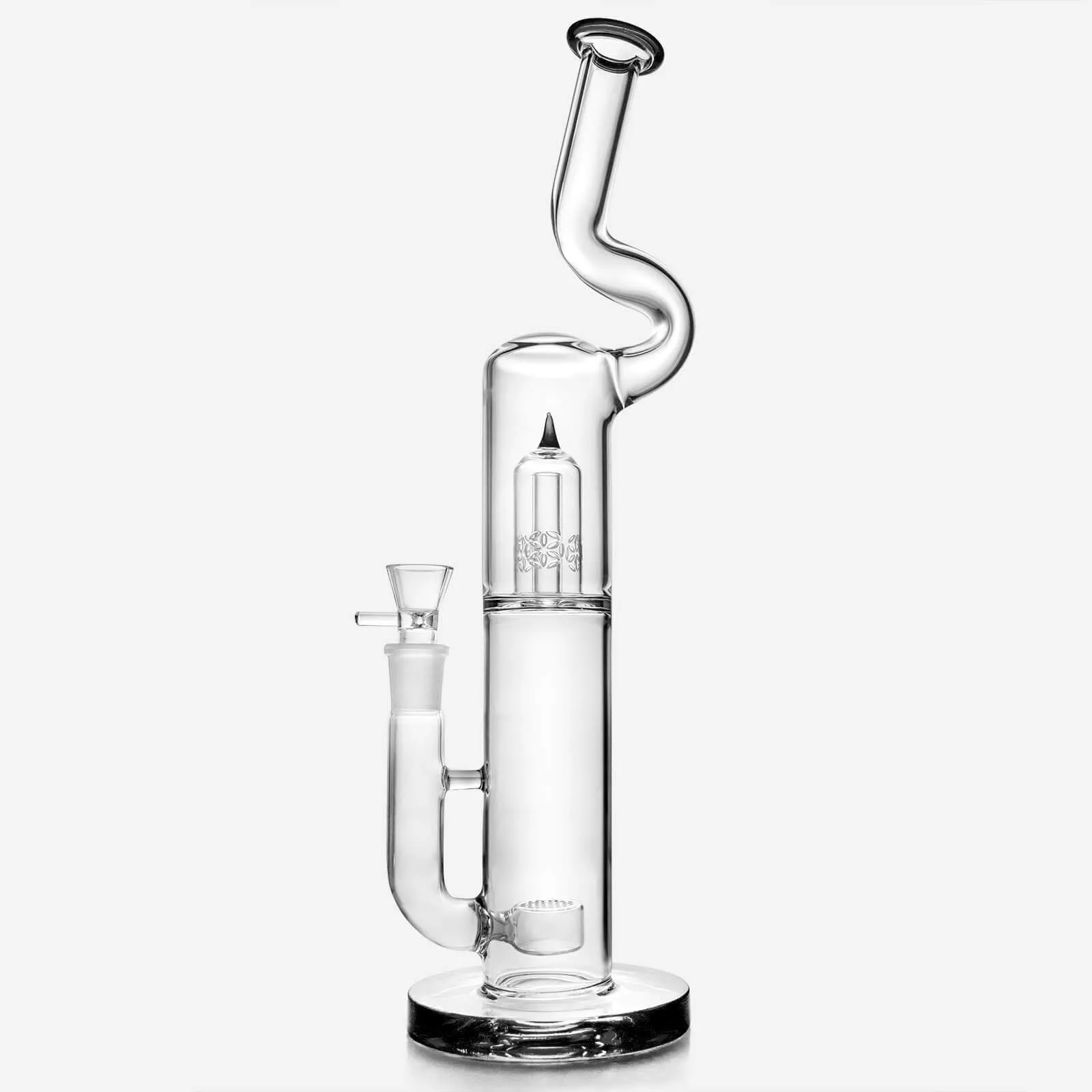 Natty Flower Bong with Seed of Life Perc 16"