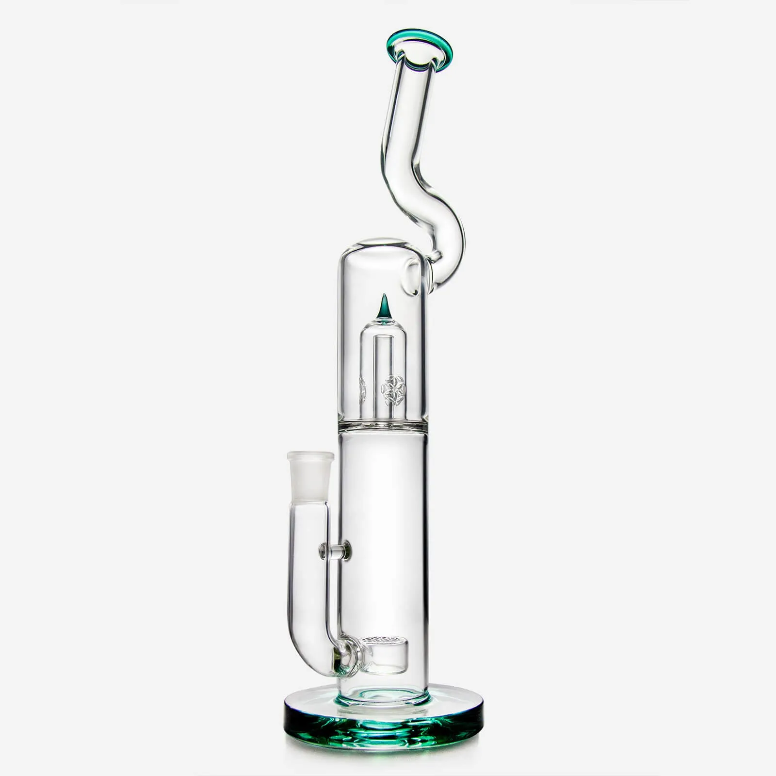 Natty Flower Bong with Seed of Life Perc 16"