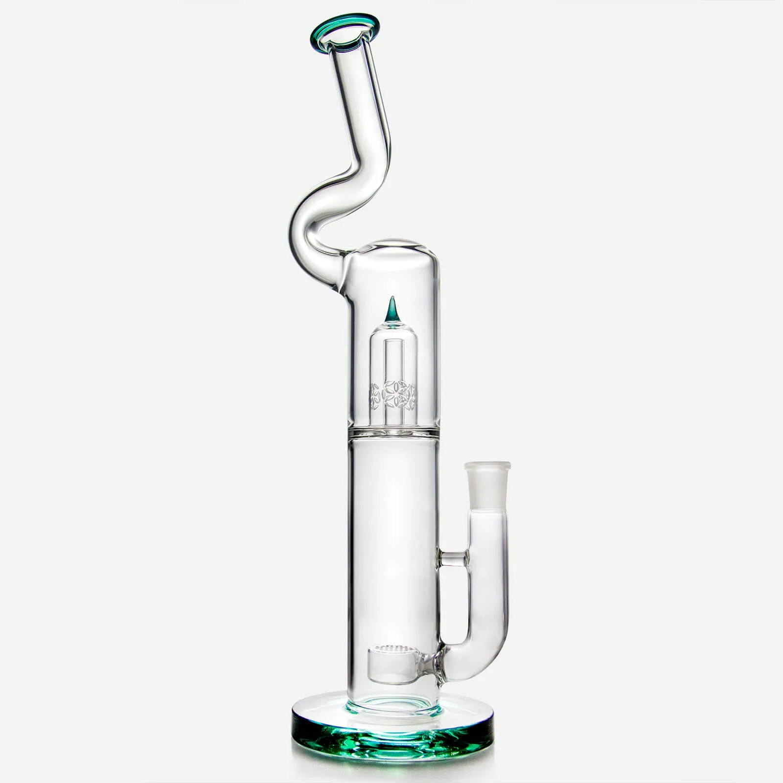 Natty Flower Bong with Seed of Life Perc 16"