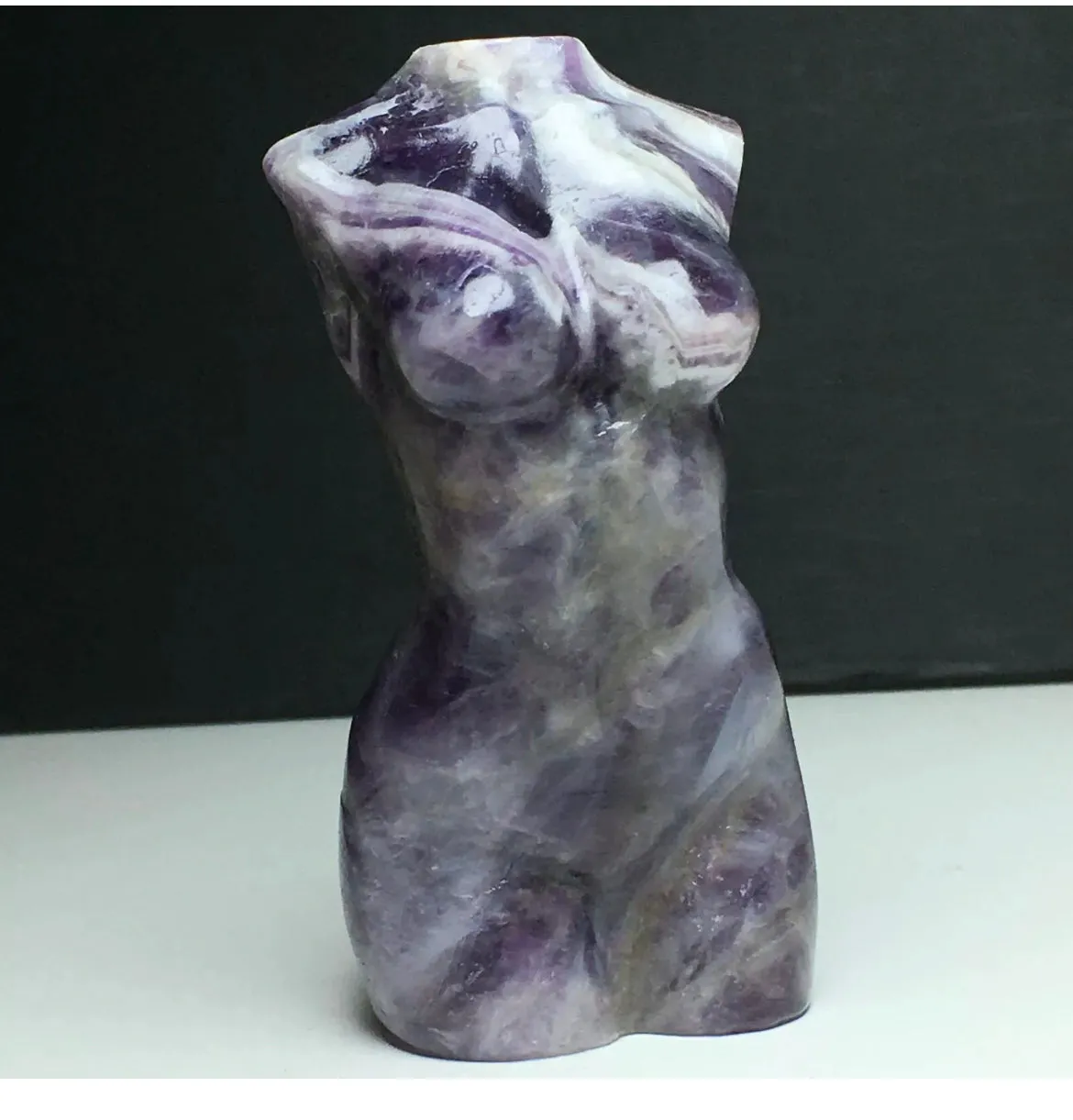 Natural Amethyst Female Nude  Figurine