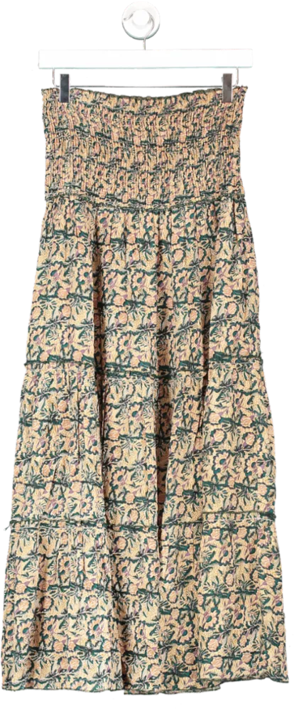 Nekane Multicoloured Long Floral Print Skirt UK S