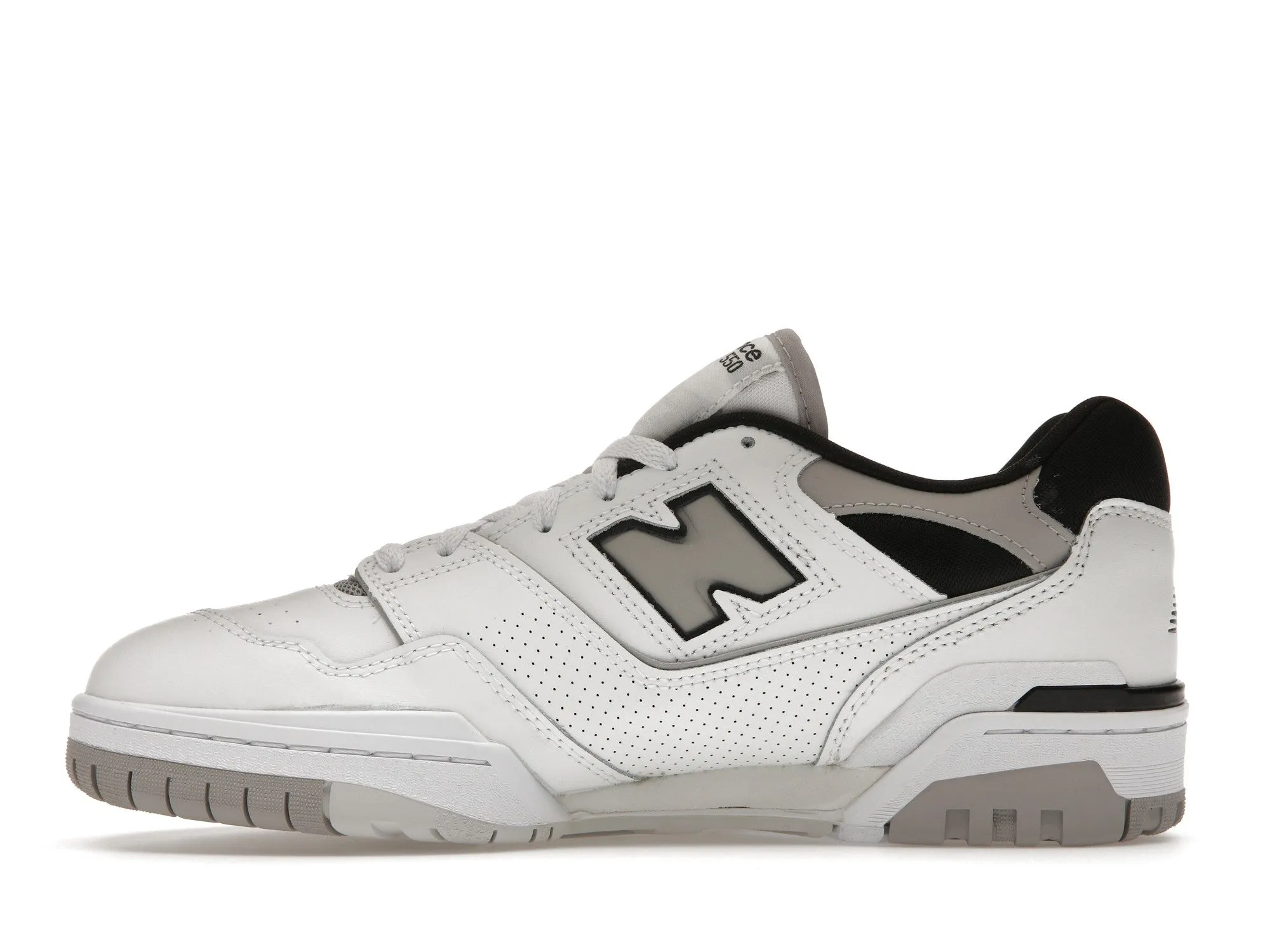 New Balance 550 White Concrete Black