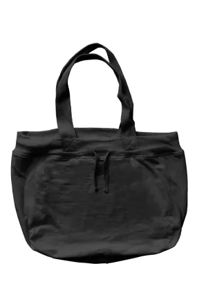 NEW! BLACK ORGANIC FLEECE BEACH BAG Made in USA