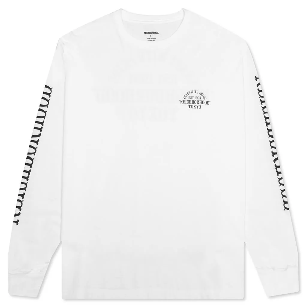 NH6 L/S CO Tee - White