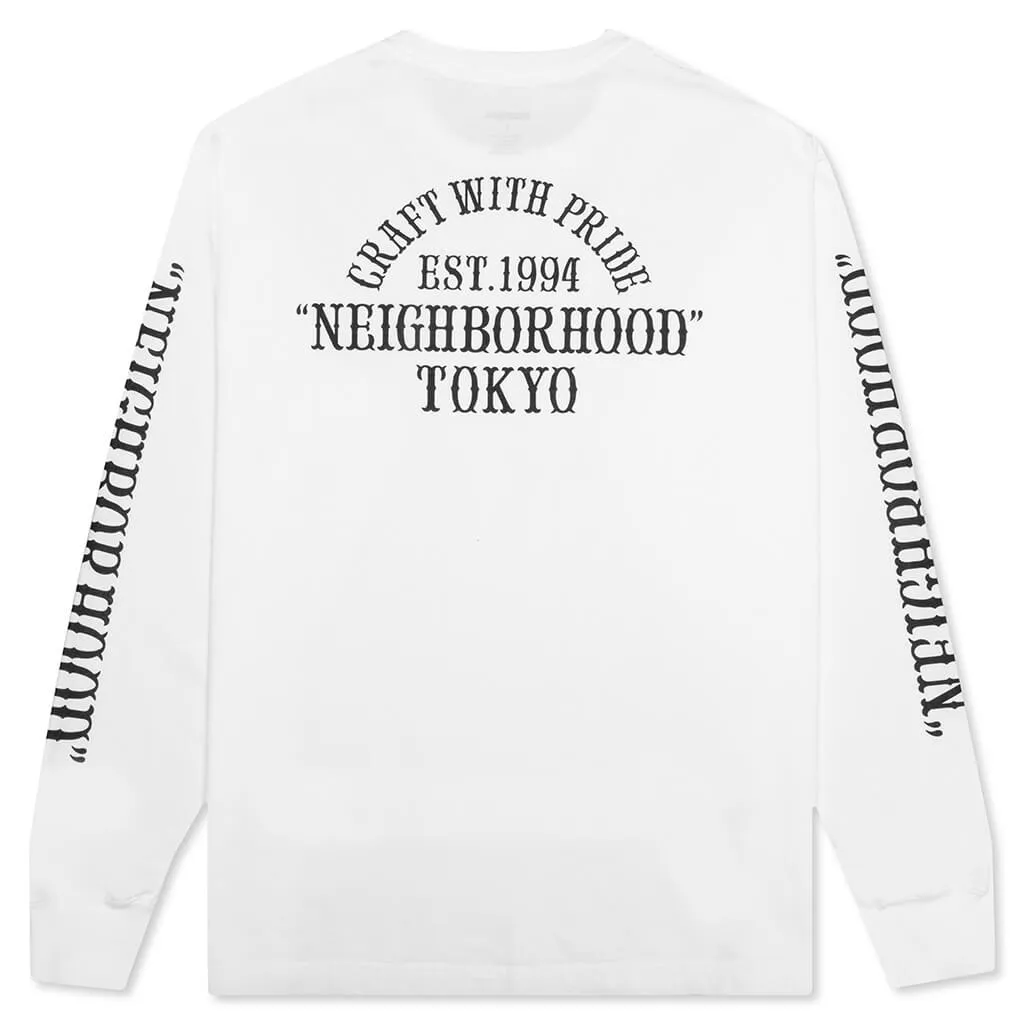 NH6 L/S CO Tee - White