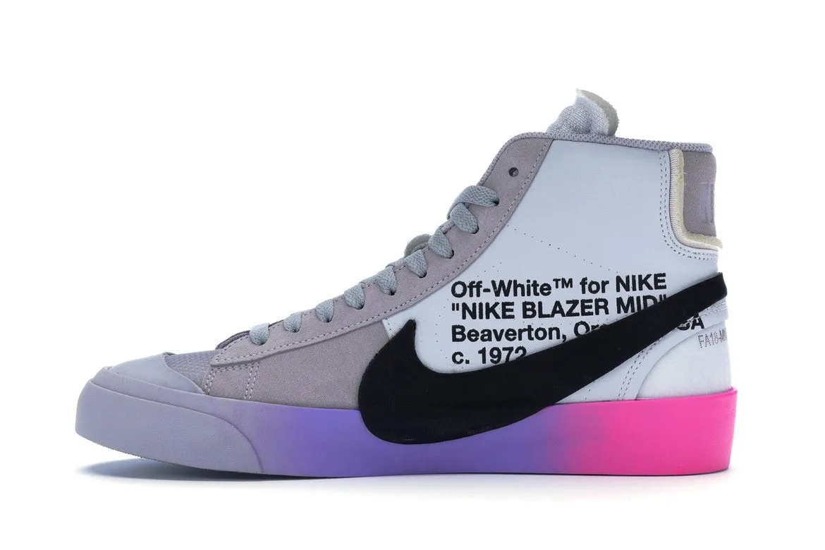 Nike Blazer Mid Off-White Wolf Grey Serena Queen