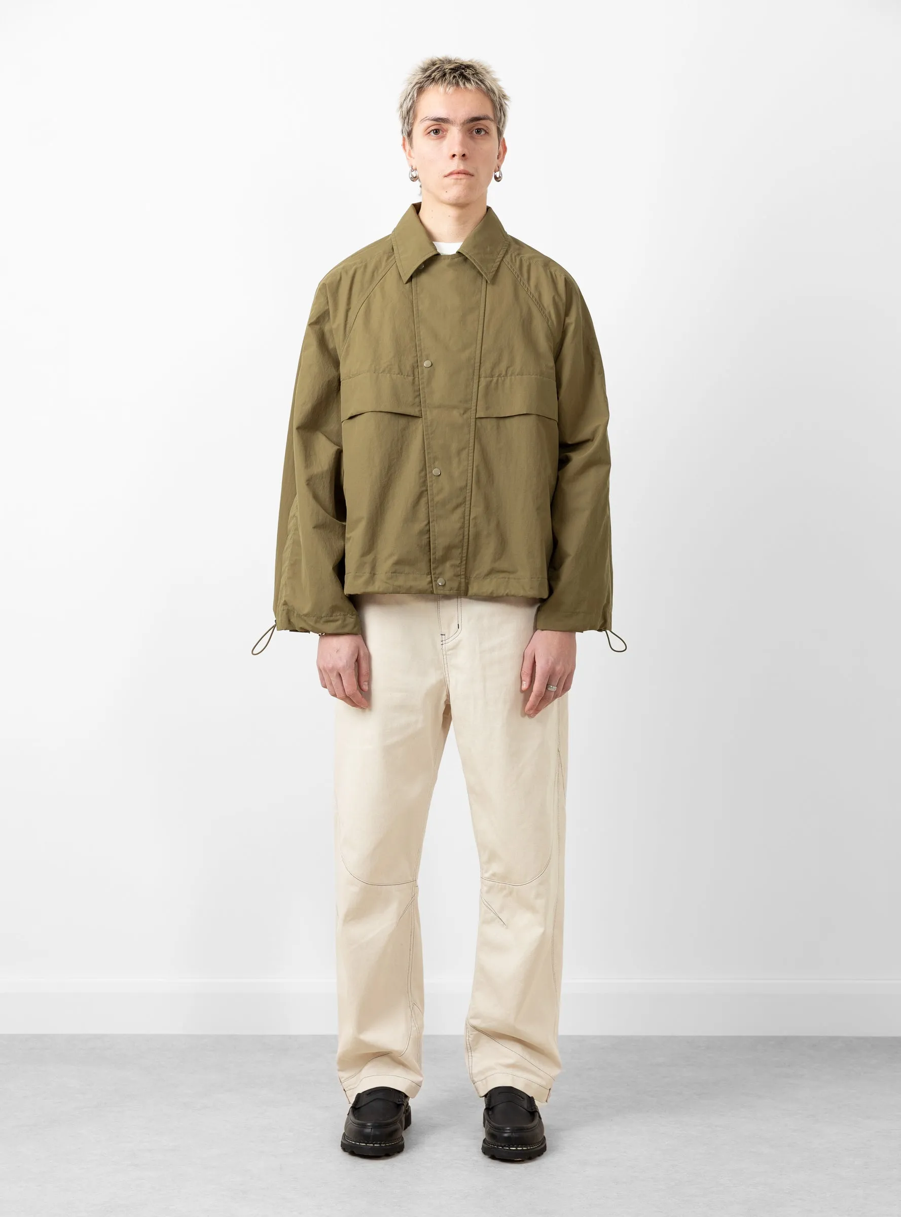 Nylon Taffeta Jacket Khaki