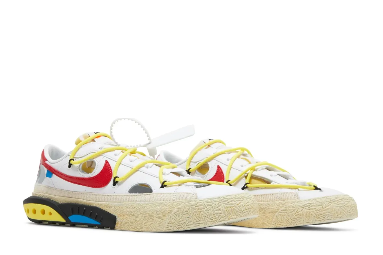 Off-White x Blazer Low 'White University Red'