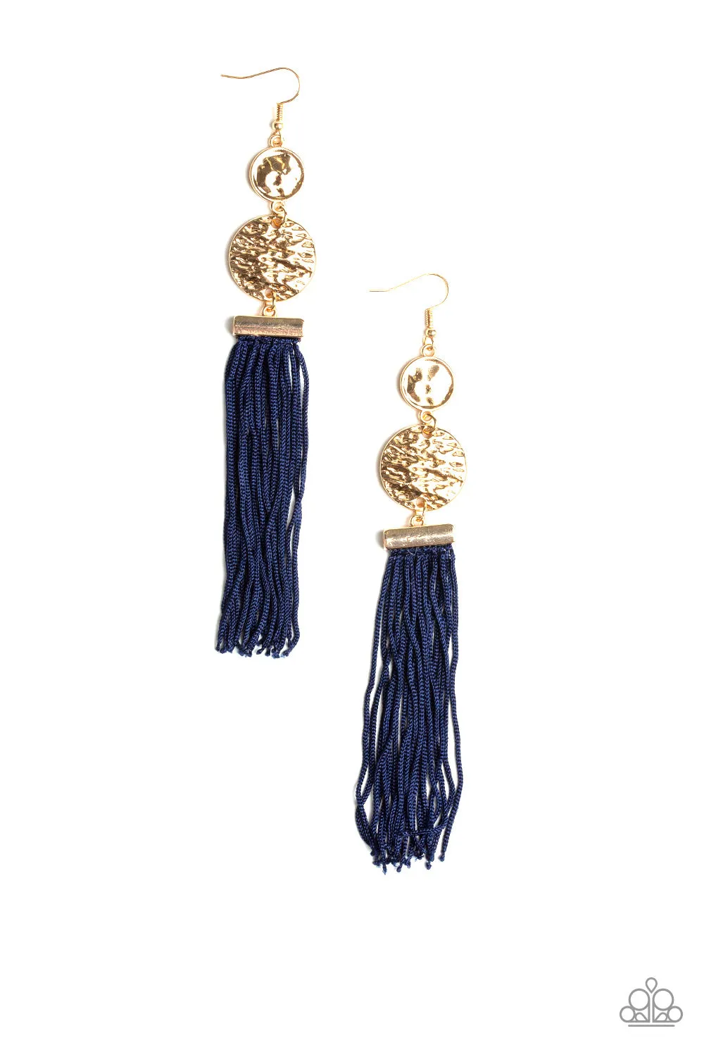 Paparazzi Lotus Gardens Blue Earrings