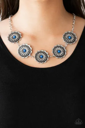 Paparazzi Necklace ~ Me-dallions, Myself, and I - Blue