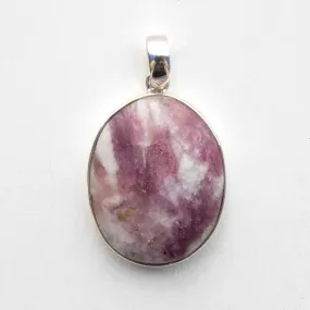 Pink Tourmaline - Pendant, Sterling Silver